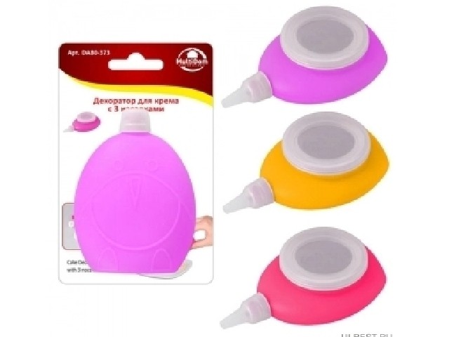 Декоратор для крема с 3 насадками DA80-373